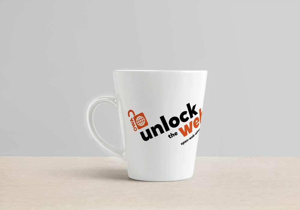 Download Unlock the Web mug image